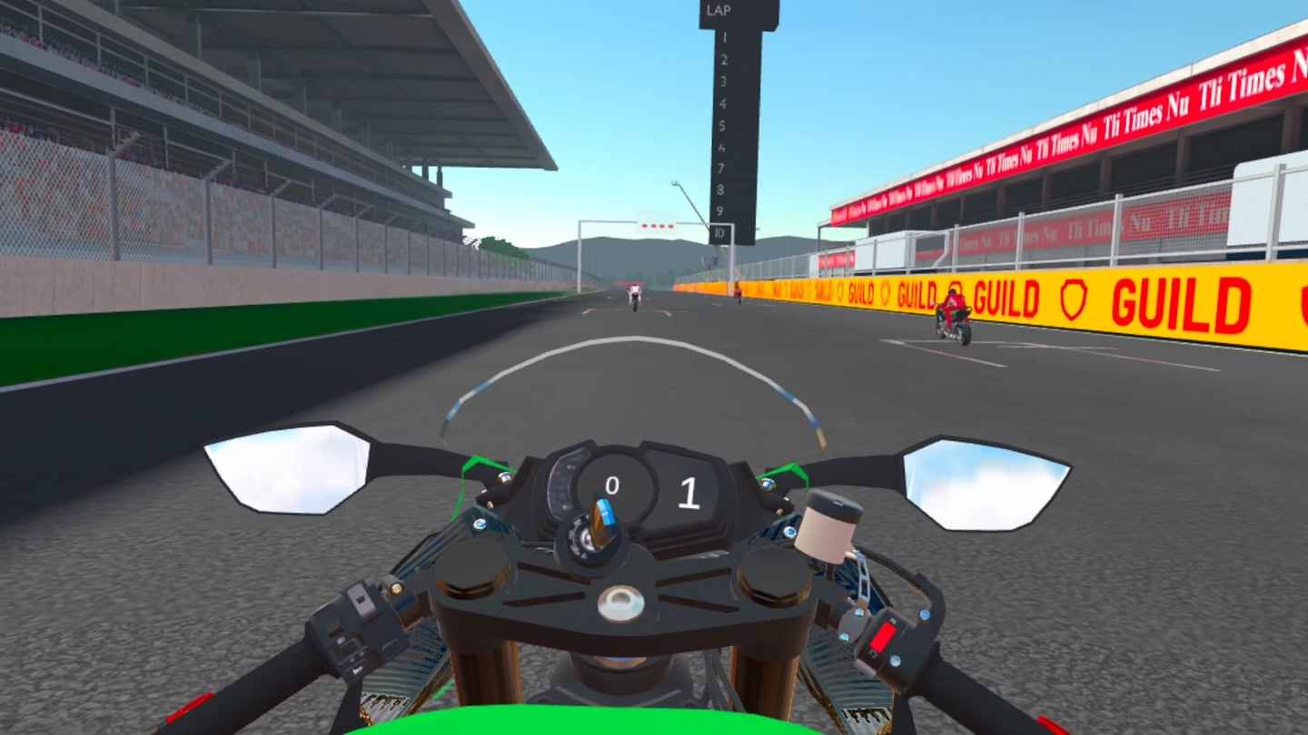 Oculus Quest 游戏《摩托车赛车VR》Motorcycle Racing VR