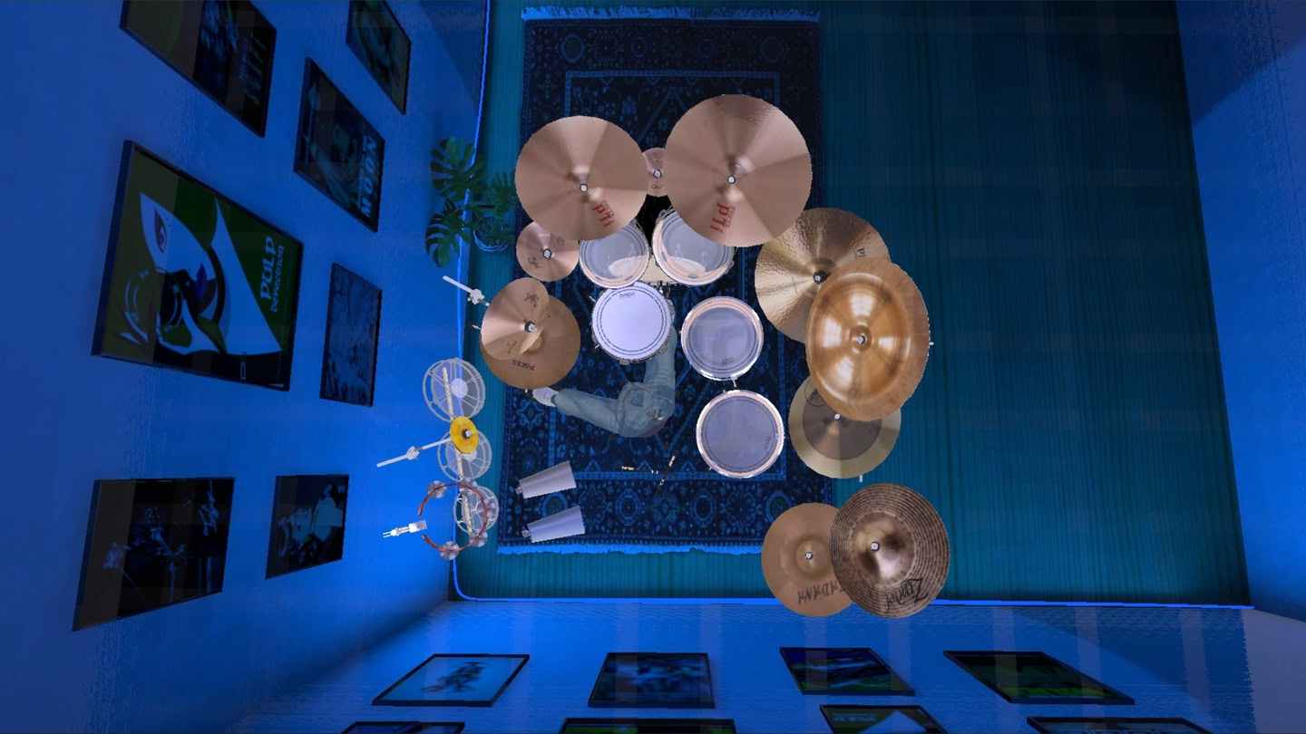 Oculus Quest 游戏《VR 鼓 终极玩家》VR Drums Ultimate Streamer